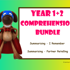 Working with the Super Six Comprehension Strategies - Comprehension Bundle - Summarising - Year 1 + 2