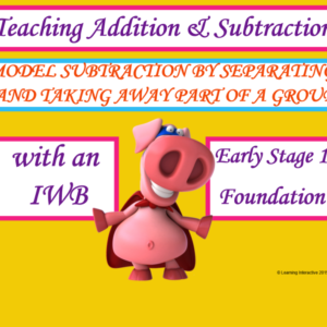 Mathematics – Model Subtraction by separating and taking away part of a group – Foundation / ES1