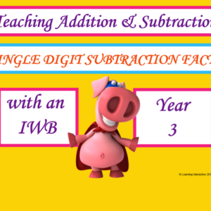MATHEMATICS – Working with Single Digit Subtraction Facts – YEAR 3