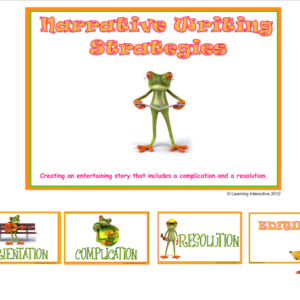 Imaginative Texts - Working with Narrative – Year 3 + 4